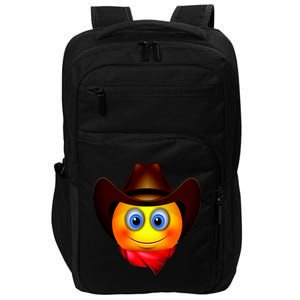 Cowboy Emoji Smiley Impact Tech Backpack