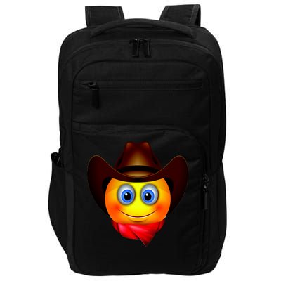 Cowboy Emoji Smiley Impact Tech Backpack