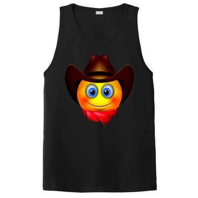 Cowboy Emoji Smiley PosiCharge Competitor Tank