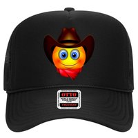 Cowboy Emoji Smiley Trucker Hat