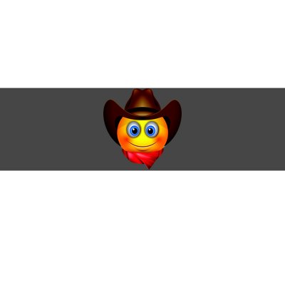 Cowboy Emoji Smiley Bumper Sticker