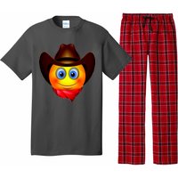 Cowboy Emoji Smiley Pajama Set