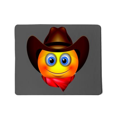 Cowboy Emoji Smiley Mousepad