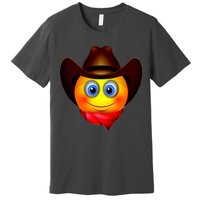 Cowboy Emoji Smiley Premium T-Shirt