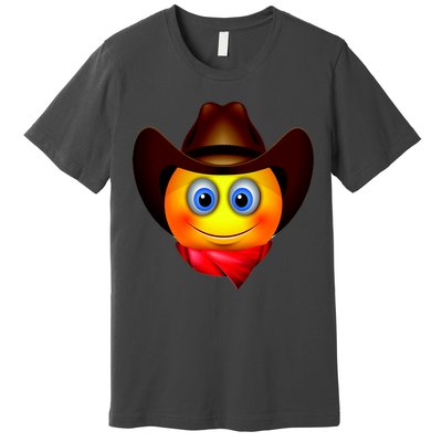 Cowboy Emoji Smiley Premium T-Shirt