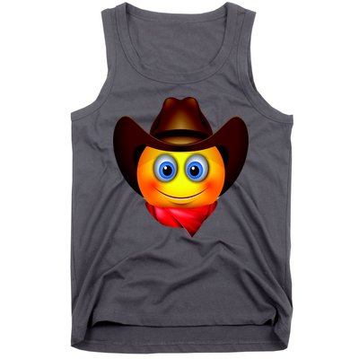 Cowboy Emoji Smiley Tank Top