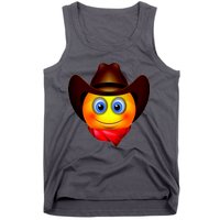 Cowboy Emoji Smiley Tank Top