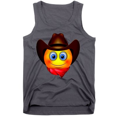 Cowboy Emoji Smiley Tank Top