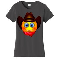 Cowboy Emoji Smiley Women's T-Shirt