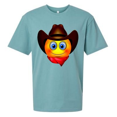 Cowboy Emoji Smiley Sueded Cloud Jersey T-Shirt