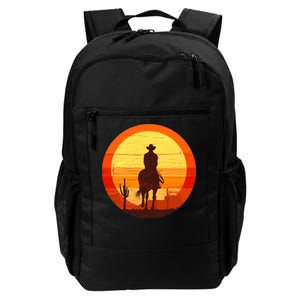 Cowboy Gamer Sunset Daily Commute Backpack