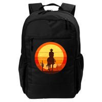 Cowboy Gamer Sunset Daily Commute Backpack