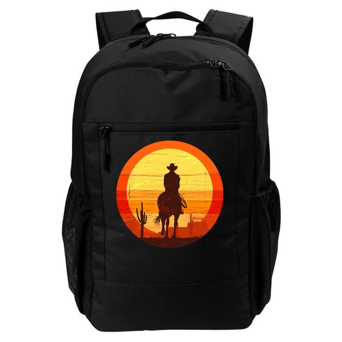 Cowboy Gamer Sunset Daily Commute Backpack