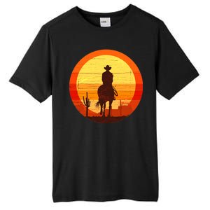 Cowboy Gamer Sunset Tall Fusion ChromaSoft Performance T-Shirt