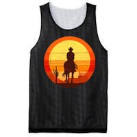 Cowboy Gamer Sunset Mesh Reversible Basketball Jersey Tank