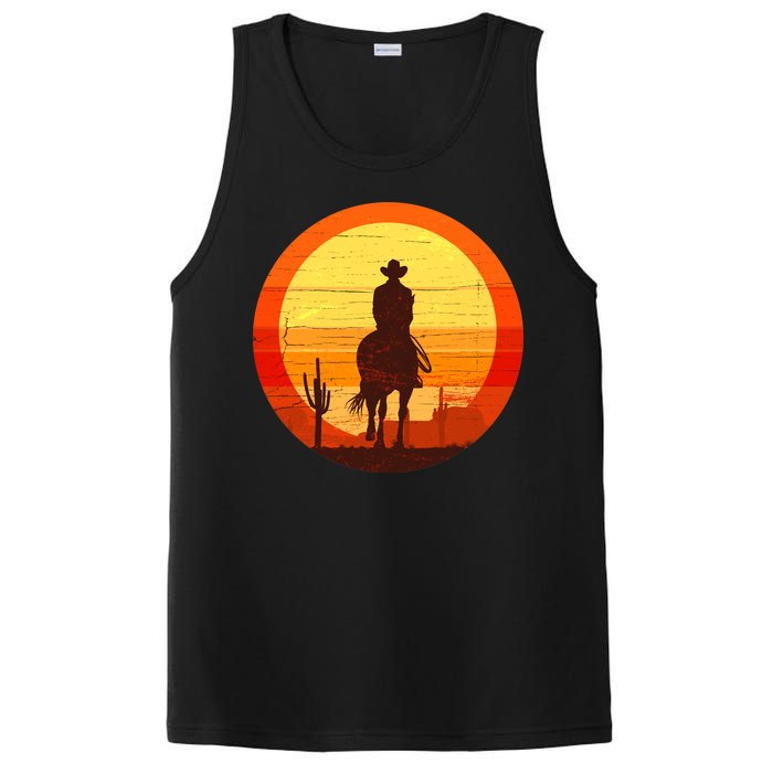 Cowboy Gamer Sunset PosiCharge Competitor Tank