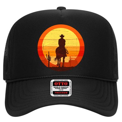 Cowboy Gamer Sunset Trucker Hat