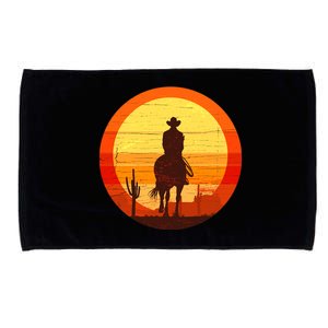 Cowboy Gamer Sunset Microfiber Hand Towel