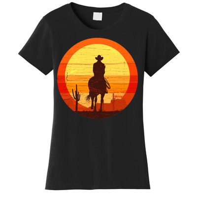 Cowboy Gamer Sunset Women's T-Shirt