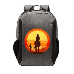 Cowboy Gamer Sunset Vector Backpack