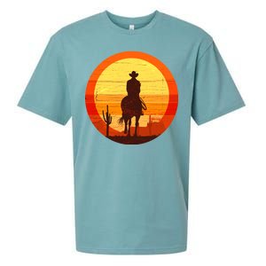 Cowboy Gamer Sunset Sueded Cloud Jersey T-Shirt