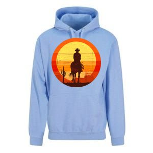 Cowboy Gamer Sunset Unisex Surf Hoodie