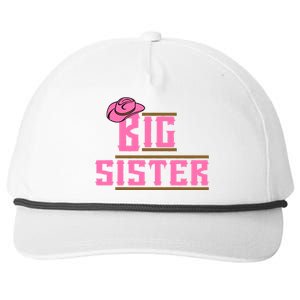 Cowgirl Big Sister Snapback Five-Panel Rope Hat