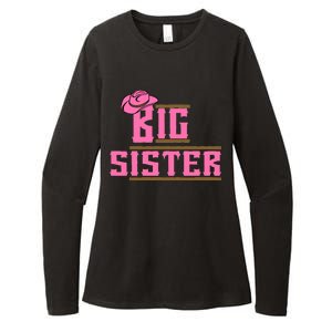 Cowgirl Big Sister Womens CVC Long Sleeve Shirt