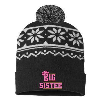 Cowgirl Big Sister USA-Made Snowflake Beanie