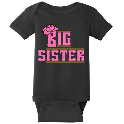 Cowgirl Big Sister Baby Bodysuit