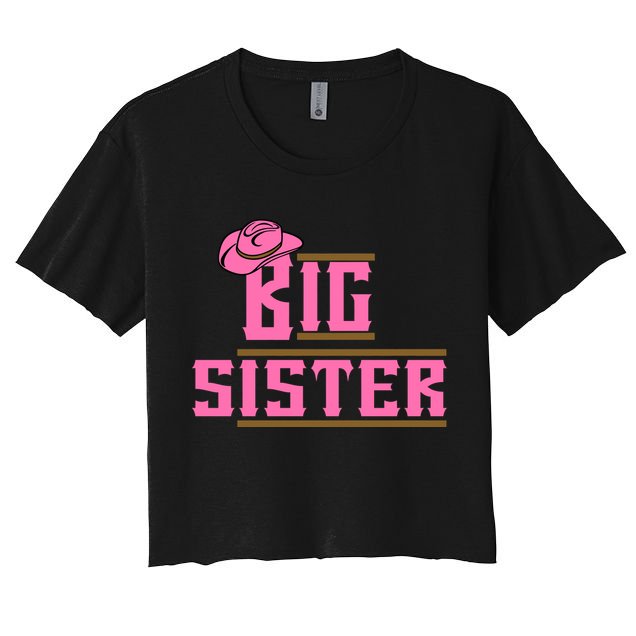 Cowgirl Big Sister Crop Top