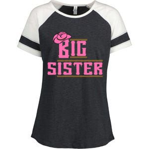 Cowgirl Big Sister Enza Ladies Jersey Colorblock Tee