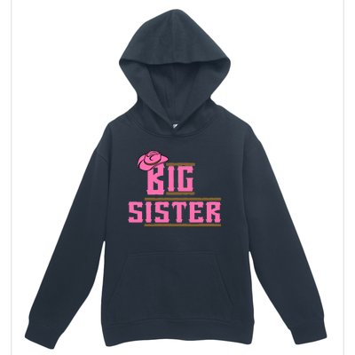 Cowgirl Big Sister Urban Pullover Hoodie