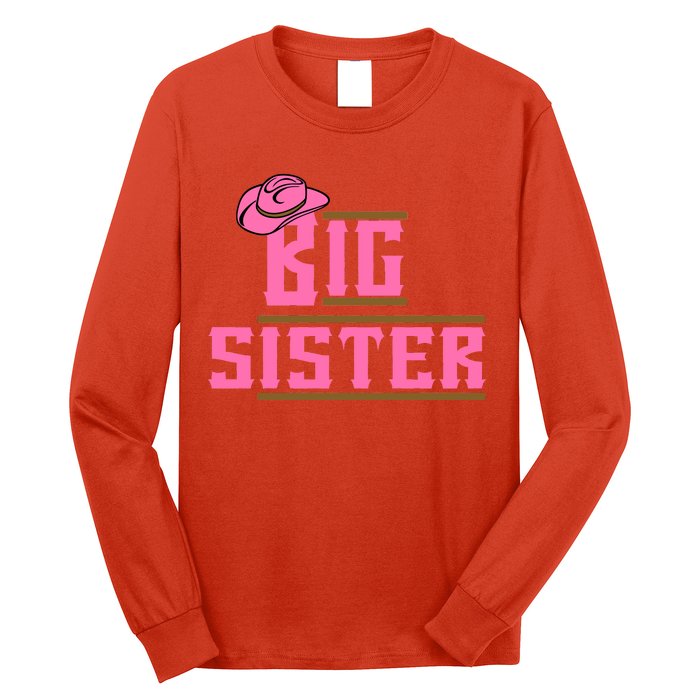 Cowgirl Big Sister Long Sleeve Shirt