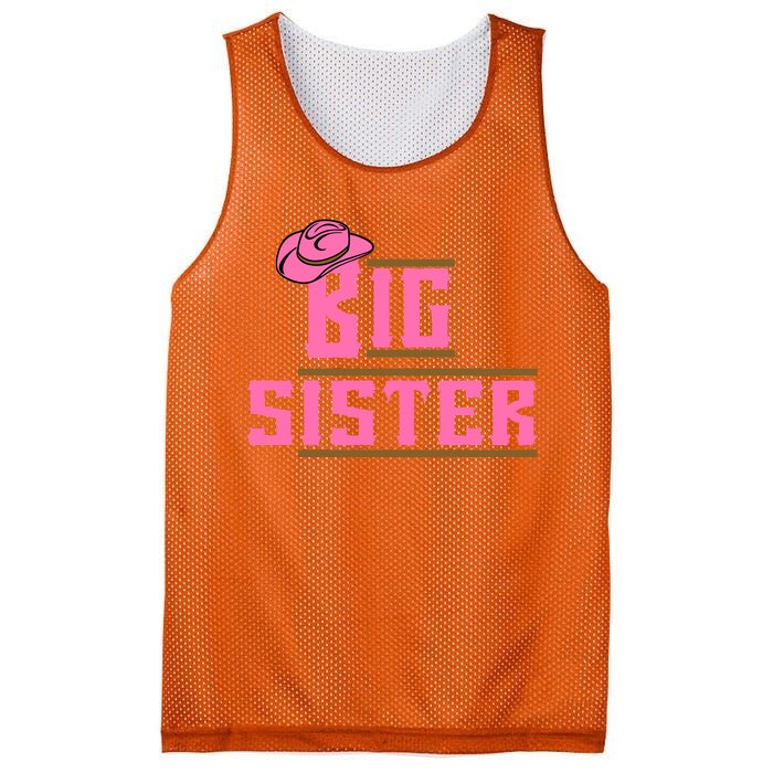 Cowgirl Big Sister Mesh Reversible Basketball Jersey Tank