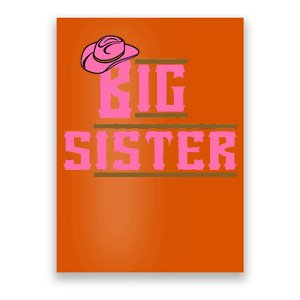 Cowgirl Big Sister Poster