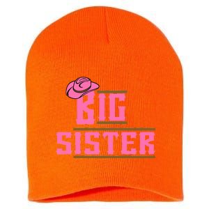 Cowgirl Big Sister Short Acrylic Beanie