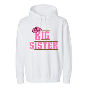 Cowgirl Big Sister Garment-Dyed Fleece Hoodie