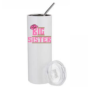 Cowgirl Big Sister Stainless Steel Tumbler