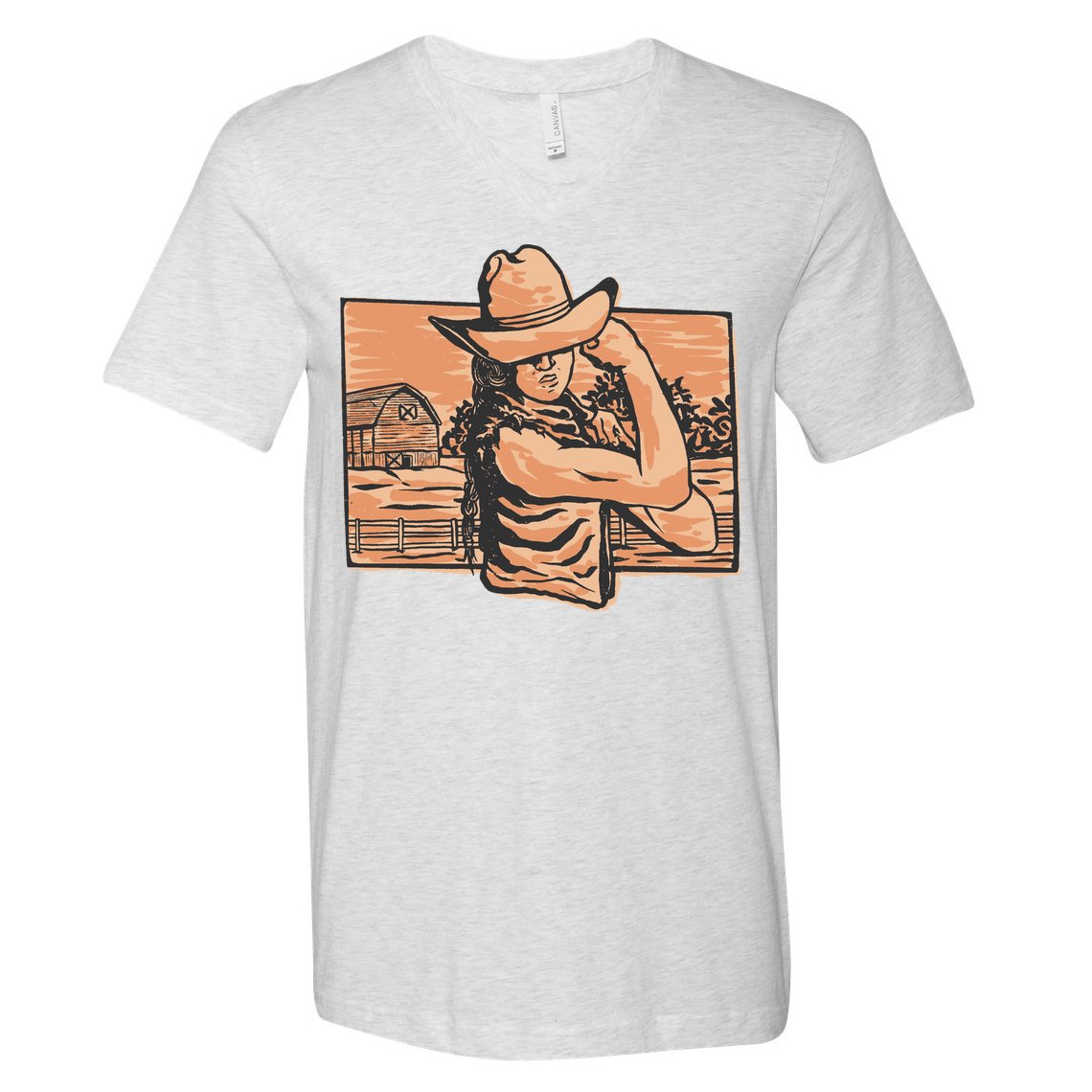 Cowgirl Flex V-Neck T-Shirt