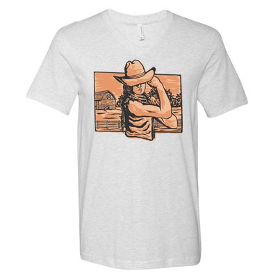 Cowgirl Flex V-Neck T-Shirt