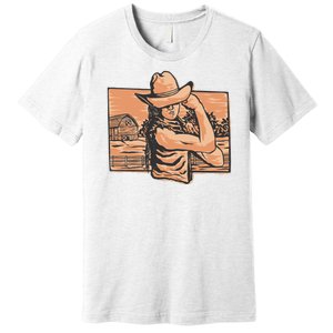 Cowgirl Flex Premium T-Shirt