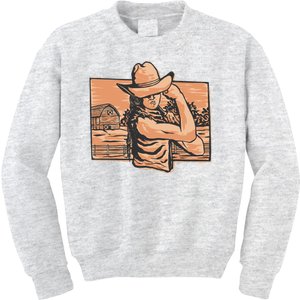 Cowgirl Flex Kids Sweatshirt