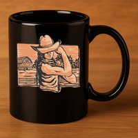 Cowgirl Flex 11oz C Handle Ceramic Mug