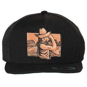 Cowgirl Flex Wool Snapback Cap