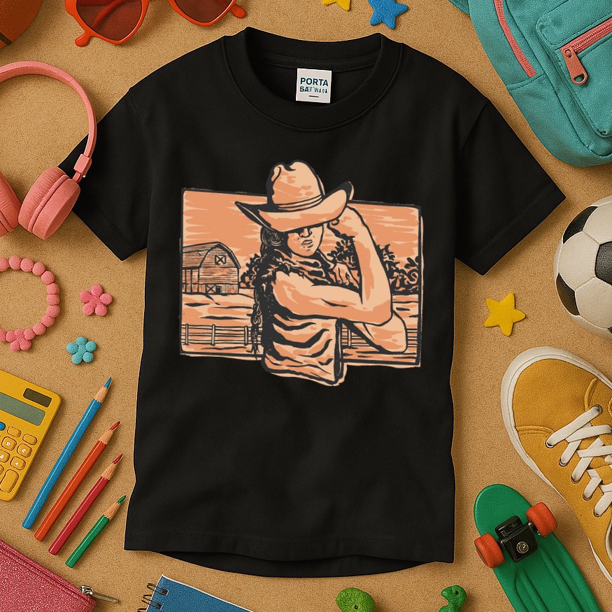 Cowgirl Flex Kids T-Shirt
