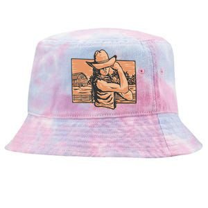 Cowgirl Flex Tie-Dyed Bucket Hat