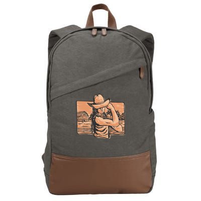 Cowgirl Flex Cotton Canvas Backpack