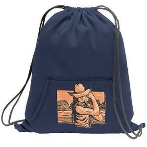 Cowgirl Flex Sweatshirt Cinch Pack Bag