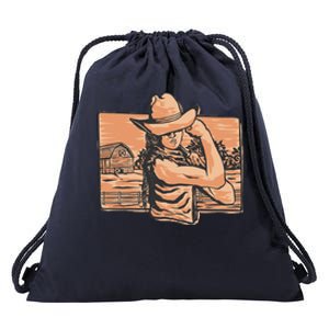 Cowgirl Flex Drawstring Bag